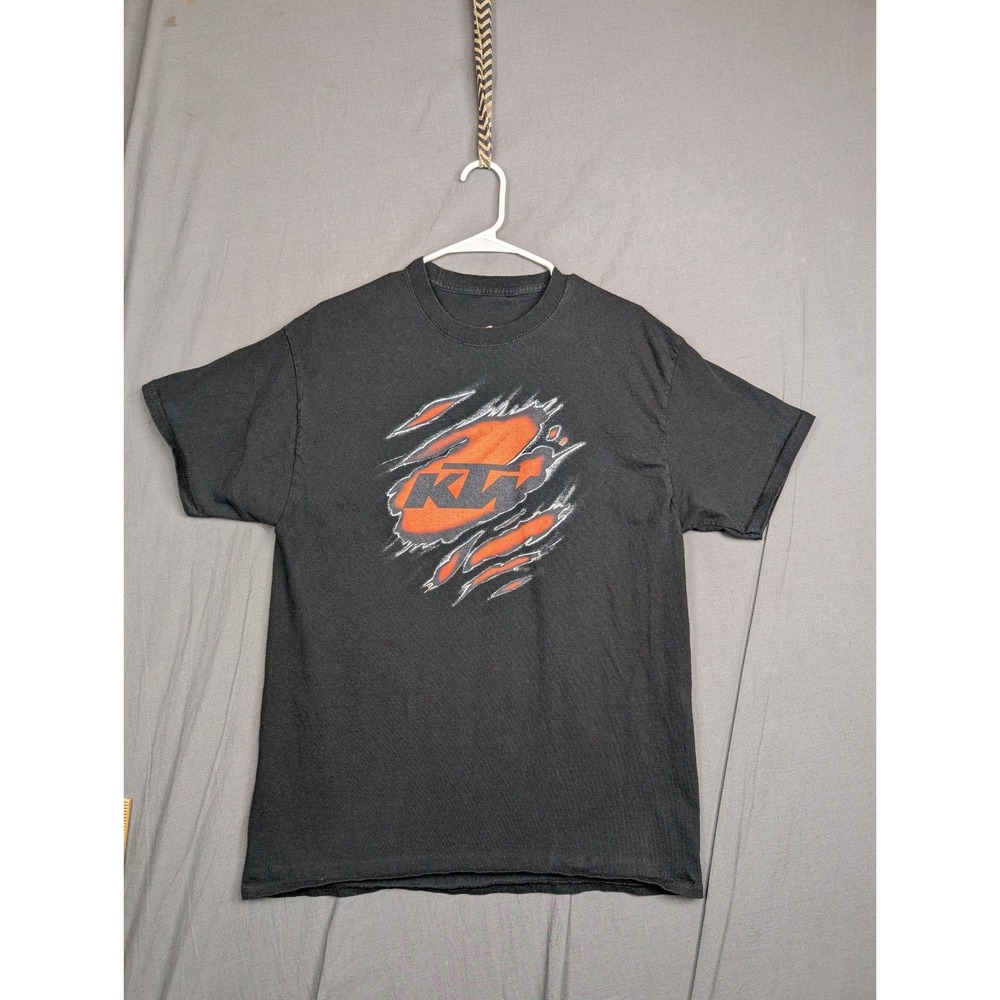Hanes Black Short Sleeve Men's T Shirt Size Large